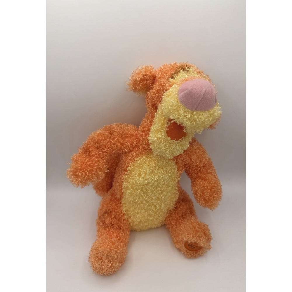 Vintage Disney Store Tigger Plush New with Tags Curly Sherpa Gumdrop 14 Inch